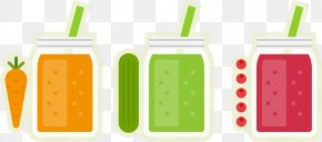 Flat Juice Vector - Juice Vegetarian Cuisine Food Flat Design PNG