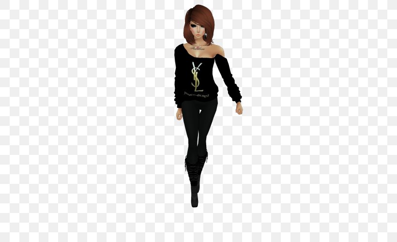 Outfit Of The Day IMVU Leggings Fashion Tumblr, PNG, 500x500px, Outfit Of The Day, Black, Black M, Blog, Clothing Download Free