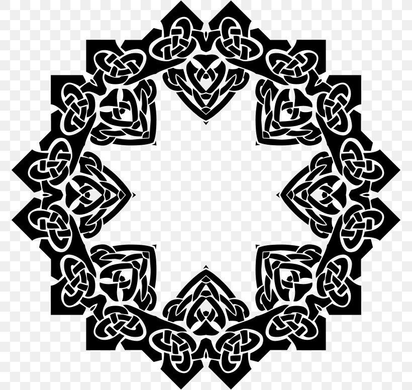 Quilt Ornament Art, PNG, 776x776px, Quilt, Area, Art, Black, Black And White Download Free