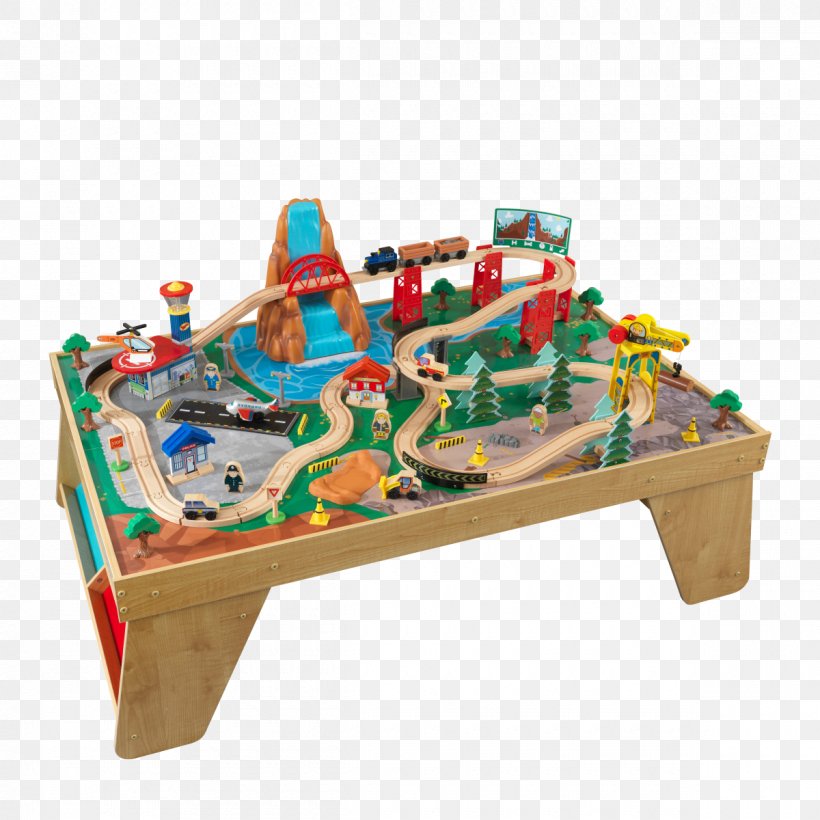 Table Toy Trains & Train Sets Kidkraft, PNG, 1200x1200px, Table, Child, Drawer, Junction, Kidkraft Download Free