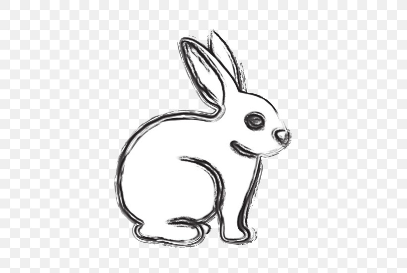 Rabbit Rabbits And Hares Line Art Hare Tail, PNG, 550x550px, Watercolor, Drawing, Hare, Line Art, Paint Download Free