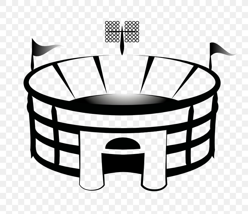 Soccer-specific Stadium Free Content Clip Art, PNG, 800x710px, Stadium, Arena, Black And White, Football, Football Pitch Download Free