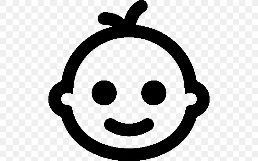 Child Infant, PNG, 512x512px, Child, Black And White, Emoticon, Face, Facial Expression Download Free