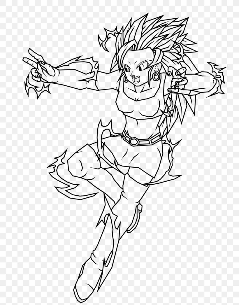 Line Art Super Saiyan Bulla Drawing Bra, PNG, 764x1046px, Line Art, Arm, Art, Artwork, Black And White Download Free