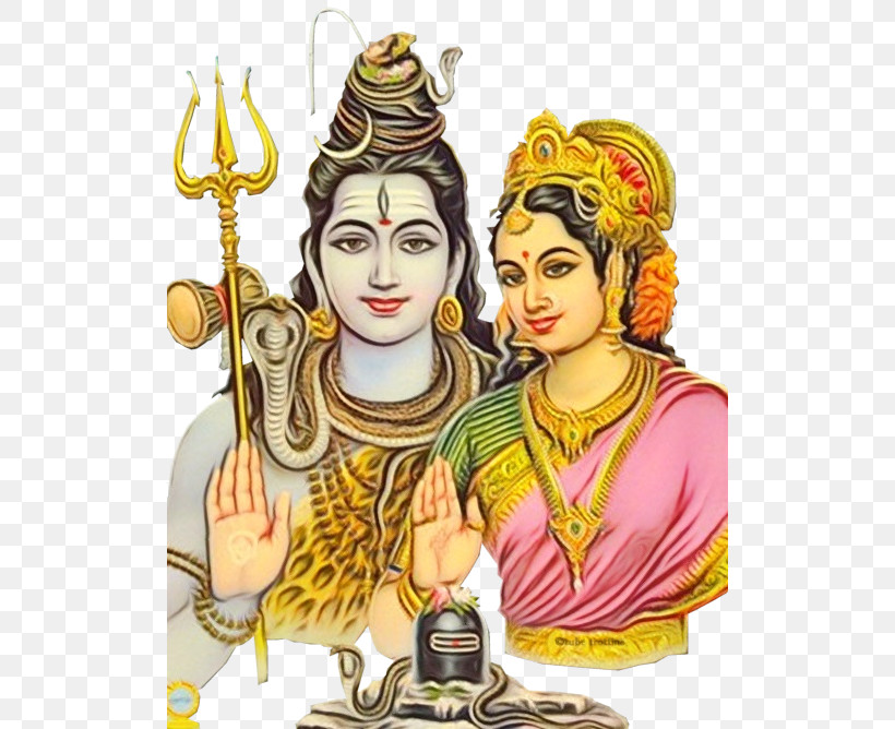 Shiva, PNG, 514x668px, Watercolor, Head Of Shiva, Lingam, Paint, Sati Download Free