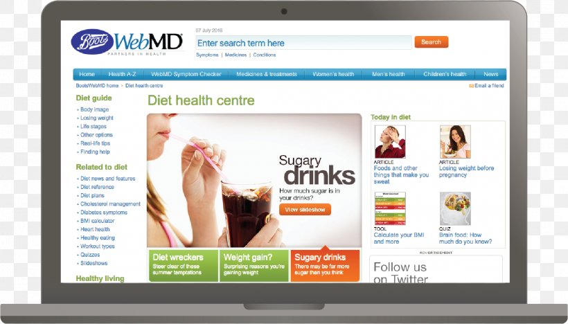 Web Page Health Care Boots UK Online Advertising Sainsbury's Active Kids, PNG, 1607x919px, Web Page, Advertising, Boots Uk, Computer Monitor, Digital Journalism Download Free