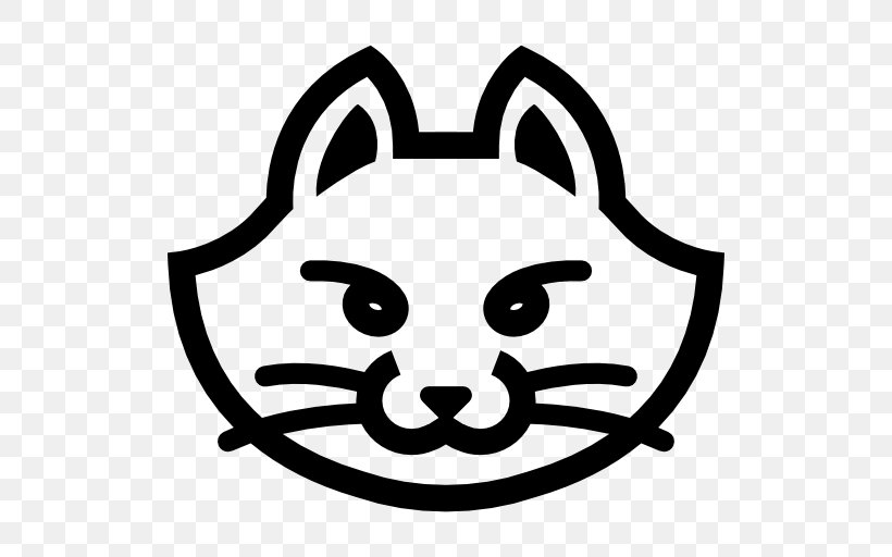 Cat Food Felidae Clip Art, PNG, 512x512px, Cat, Animal, Black, Black And White, Black Cat Download Free