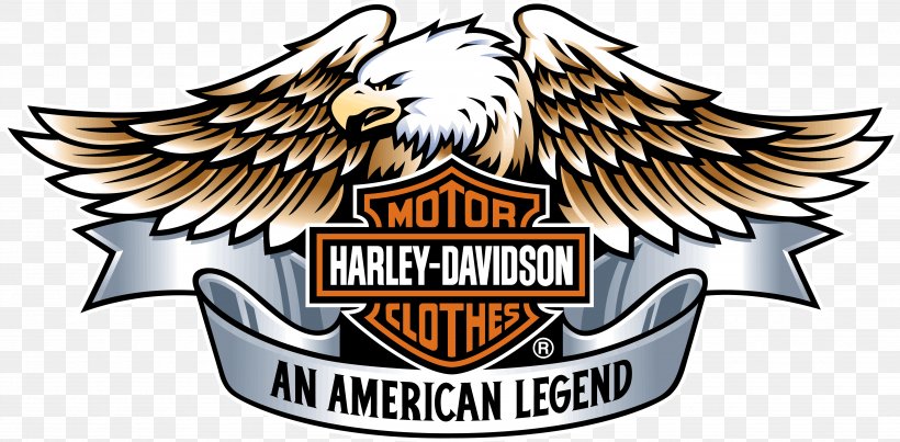 L-A Harley-Davidson Logo Motorcycle Clip Art, PNG, 4876x2400px, Harleydavidson, Bird, Brand, Crest, Decal Download Free