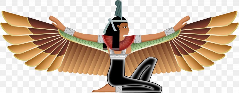 Maat Color Symbol Egyptian, PNG, 3500x1366px, Maat, Author, Beak, Bird, Color Download Free