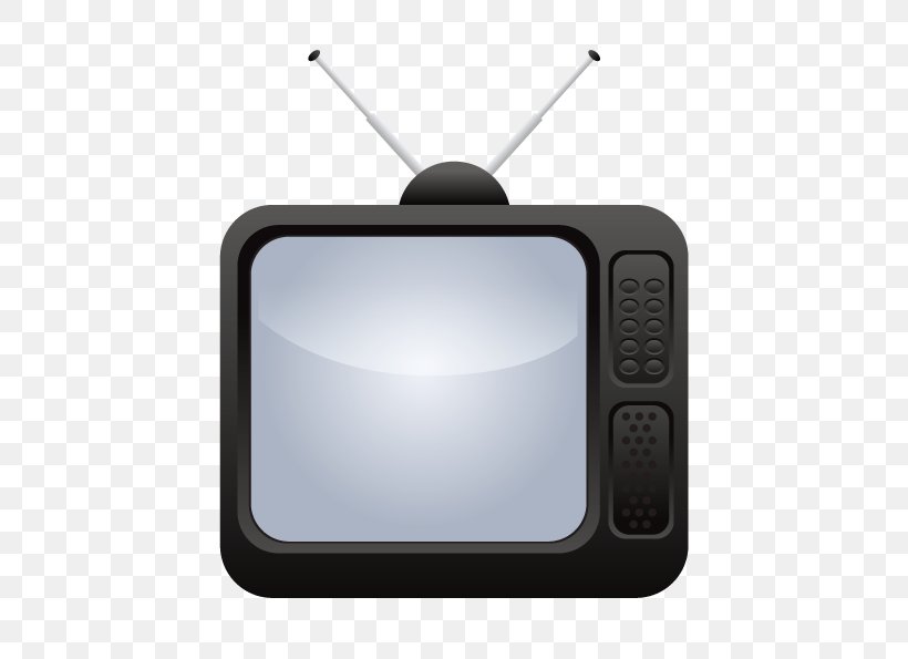 Television Set, PNG, 595x595px, Television, Animation, Antenna, Black And White, Media Download Free