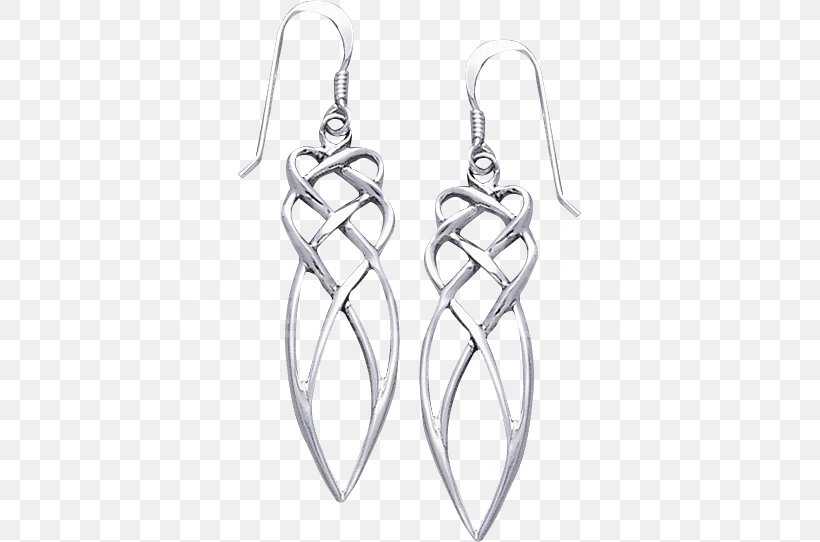 Earring Celtic Knot Celts Silver, PNG, 542x542px, Earring, Black And White, Body Jewellery, Body Jewelry, Celtic Cross Download Free