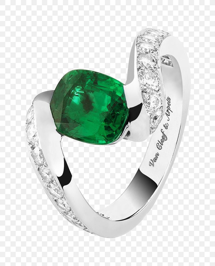 Engagement Ring Van Cleef & Arpels Jewellery Emerald, PNG, 760x1014px, Engagement Ring, Body Jewelry, Diamond, Emerald, Engagement Download Free