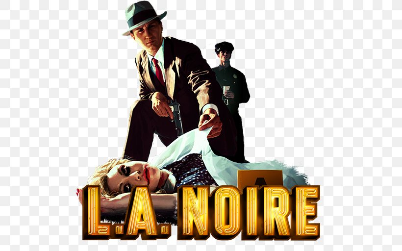 L.A. Noire Cole Phelps Murder Game, PNG, 512x512px, La Noire, Album Cover, Brand, Cole Phelps, Deviantart Download Free