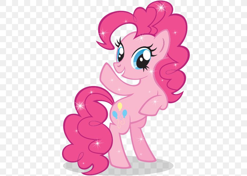 Pinkie Pie Pony Rarity Twilight Sparkle Rainbow Dash, PNG, 585x585px, Watercolor, Cartoon, Flower, Frame, Heart Download Free