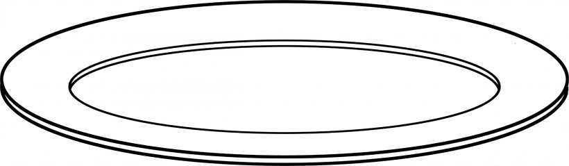 Plate Tableware Platter Dish, PNG, 2400x700px, Plate, Auto Part, Bitmap, Black And White, Body Jewelry Download Free