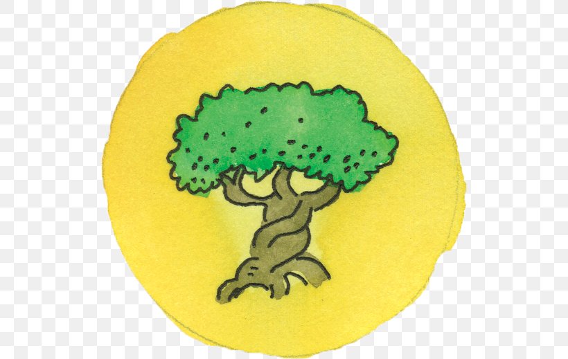 Amphibian Circle Tree, PNG, 528x519px, Amphibian, Green, Organism, Tree, Yellow Download Free