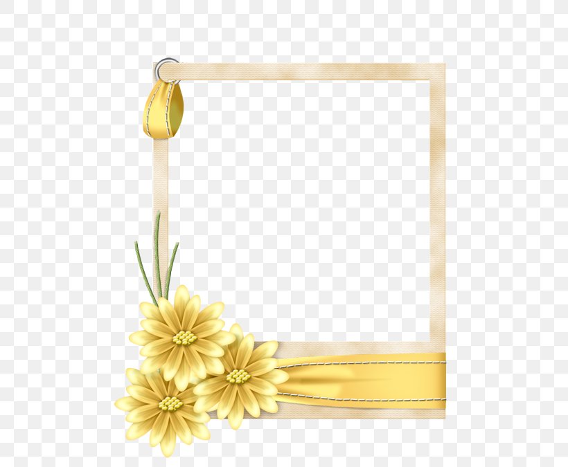 Picture Frames Yellow Photo Frame Image Wooden Photo Frames, PNG, 526x675px, Picture Frames, Blue, Flower, Mirror, Petal Download Free