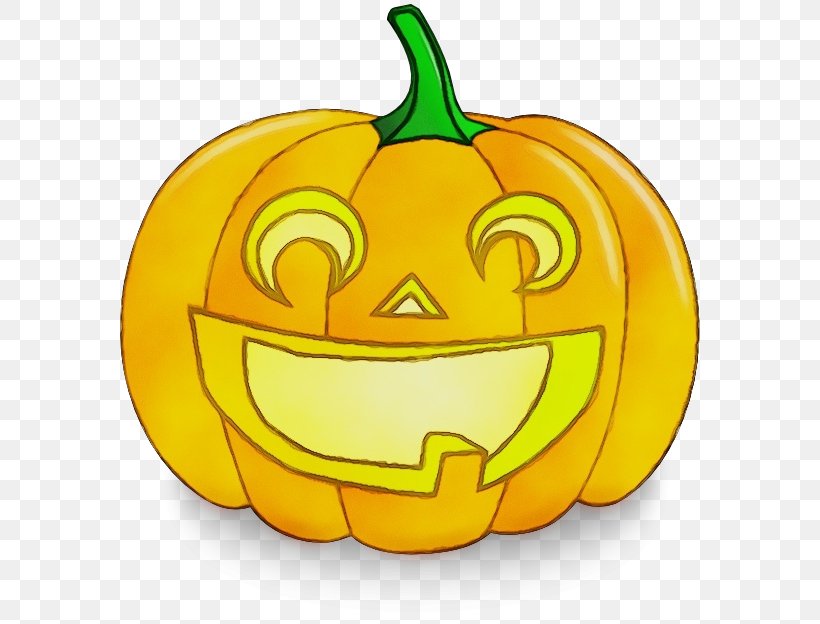 Pumpkin, PNG, 588x624px, Watercolor, Calabaza, Emoticon, Facial Expression, Jackolantern Download Free