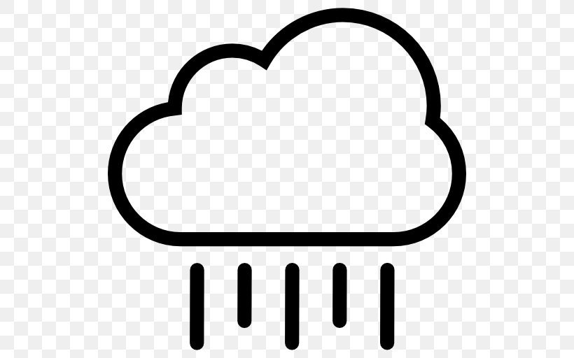 Rain Meteorology Clip Art, PNG, 512x512px, Rain, Area, Black And White, Cloud, Drop Download Free