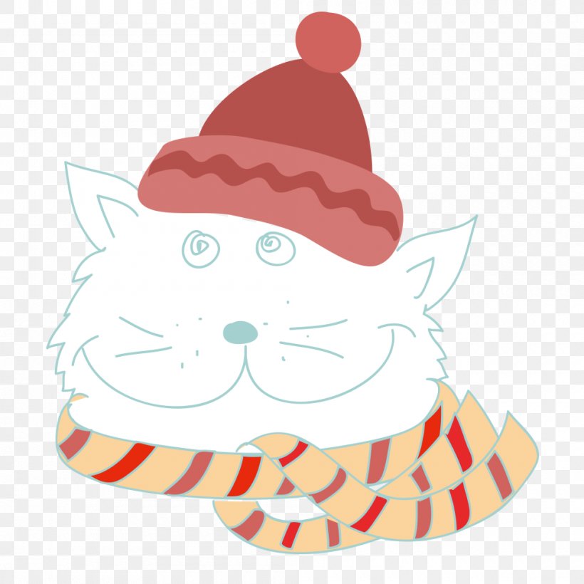 The Cat In The Hat Hello Kitty Clip Art, PNG, 1000x1000px, Cat, Art, Cartoon, Cat In The Hat, Christmas Download Free