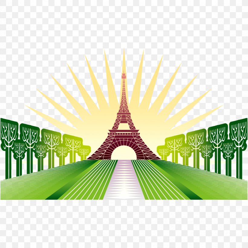 Eiffel Tower Cartoon Landmark Landscape, PNG, 1181x1181px, Eiffel Tower, Architecture, Building, Cartoon, Energy Download Free