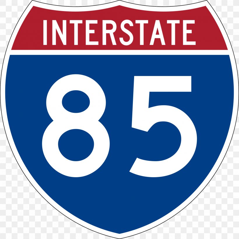 Interstate 85 Interstate 40 Interstate 95 Interstate 65 Interstate 55, PNG, 2000x2000px, Interstate 85, Area, Brand, Highway, Interchange Download Free