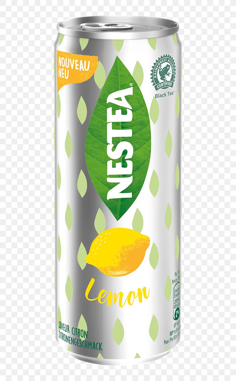NESTEA Drink Can Lemon Steel And Tin Cans, PNG, 652x1320px, Nestea, Aluminum Can, Black Tea, Citrus, Drink Download Free