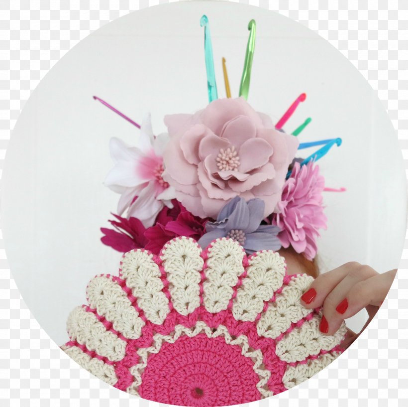 Pot-holder Floral Design Cut Flowers Crochet, PNG, 1600x1596px, Potholder, Crochet, Cut Flowers, Floral Design, Flower Download Free