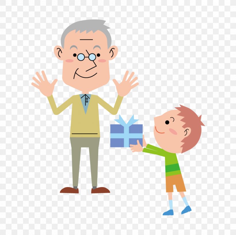 Respect For The Aged Day Gift Silver Week Illustration Old Age, PNG, 947x946px, Respect For The Aged Day, Boy, Cartoon, Child, Communication Download Free