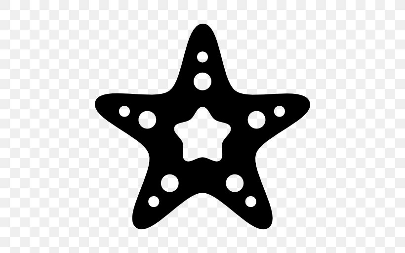 Shape Drawing Starfish, PNG, 512x512px, Shape, Black, Black And White, Drawing, Invertebrate Download Free