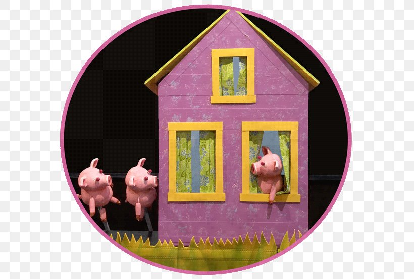 3 Little Pigs Way Sweet Home Richmond Triangle Players Puppet Showplace Theatre, PNG, 600x554px, Pig, House, Piebald, Pig Roast, Pink Download Free