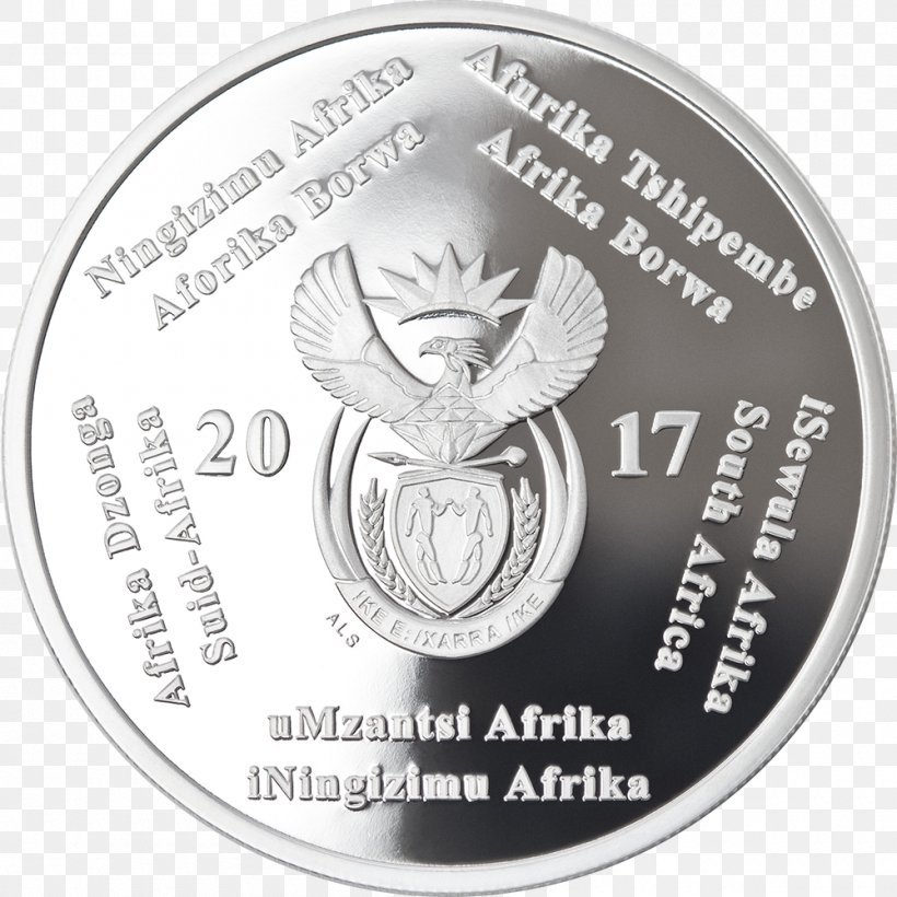 Coin Silver South Africa Heart Transplantation, PNG, 1000x1000px, Coin, Brand, Commemorative Coin, Currency, Gold Download Free