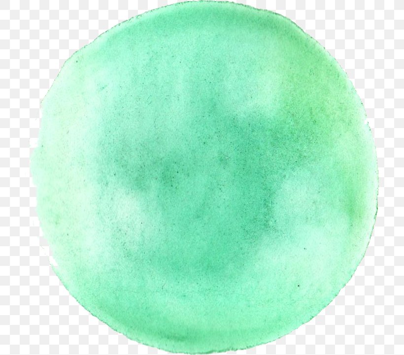 Green Circle Watercolor Painting Turquoise, PNG, 718x721px, Green, Color, Com, Jade, Painting Download Free