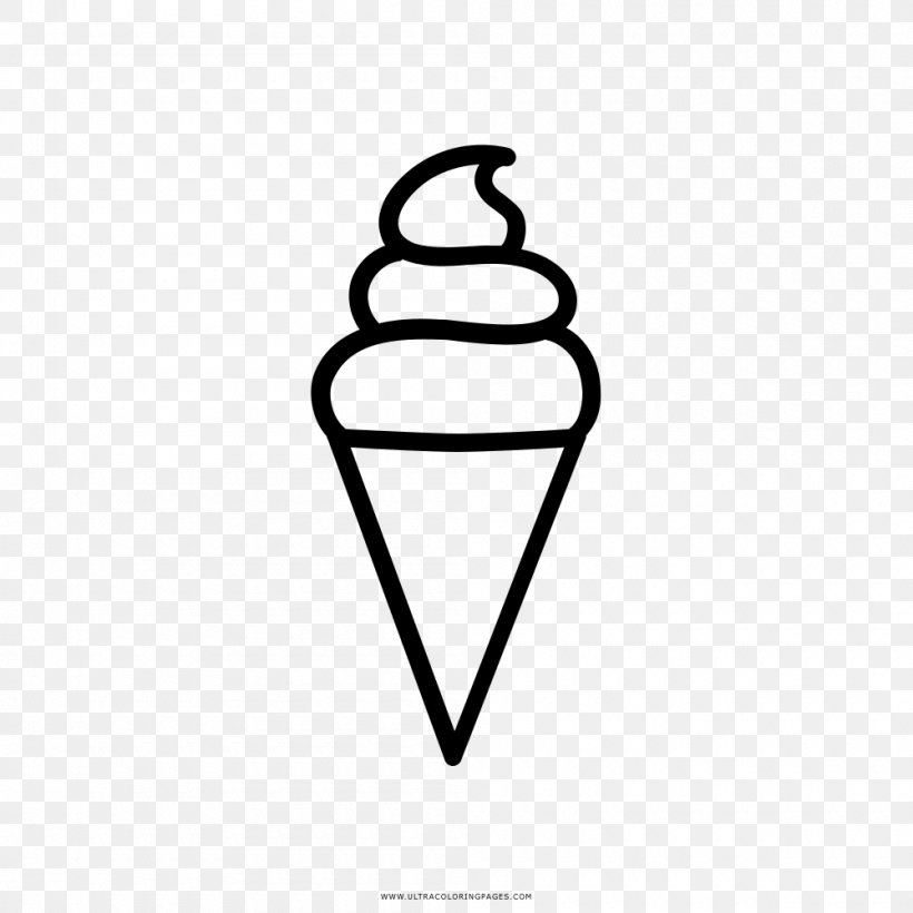 Ice Cream Cones Drawing Coloring Book Soft Serve, PNG, 1000x1000px, Ice Cream Cones, Black And White, Body Jewelry, Child, Coloring Book Download Free