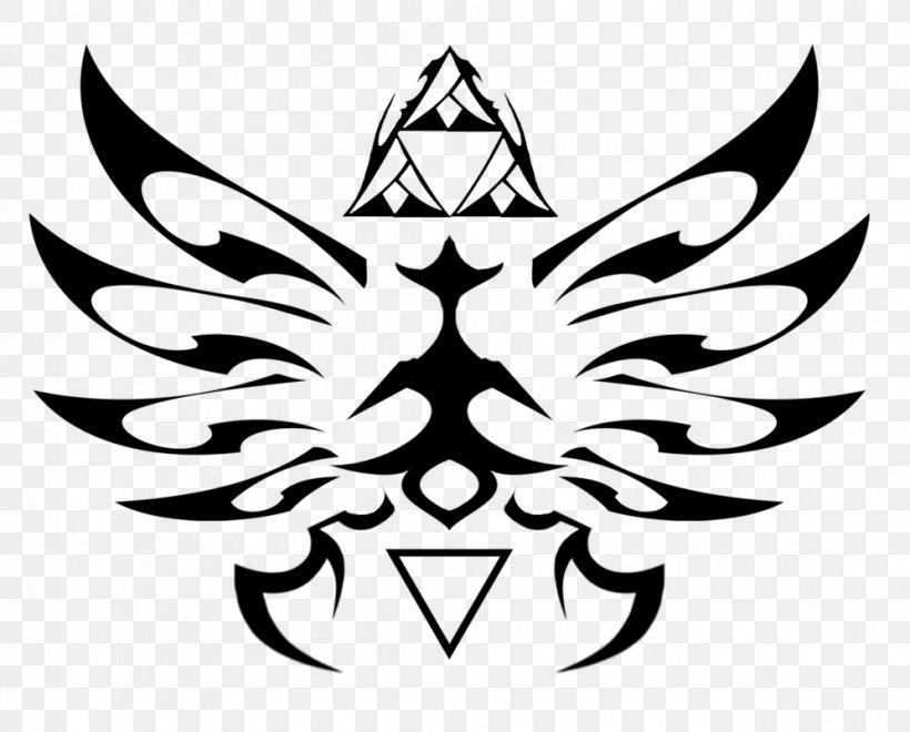 The Legend Of Zelda: Twilight Princess HD The Legend Of Zelda: Skyward Sword Link Symbol Video Game, PNG, 996x802px, Legend Of Zelda Skyward Sword, Artwork, Black, Black And White, Emblem Download Free