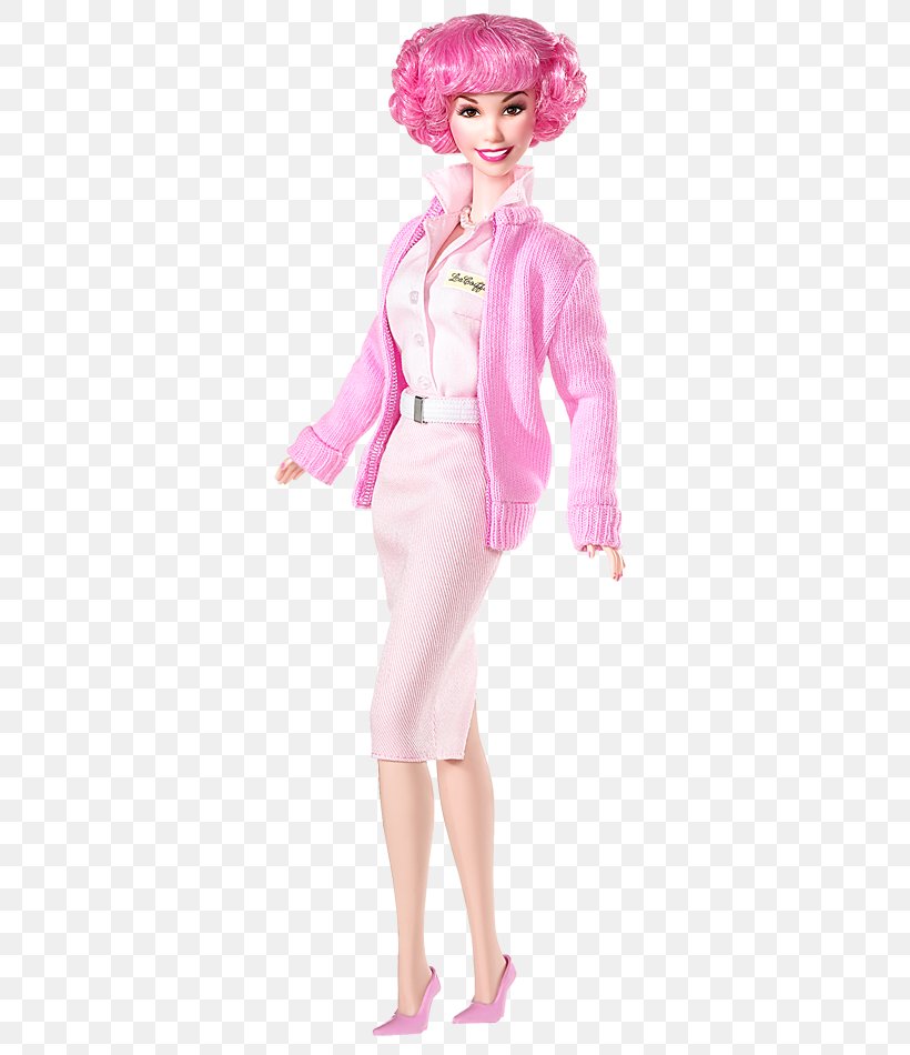 Grease Frenchy Barbie Doll (Race Day) Grease Frenchy Barbie Doll (Dance Off) Grease Rizzo Barbie Doll (Dance Off) Betty Rizzo, PNG, 640x950px, Frenchy, Barbie, Barbie As Rapunzel, Betty Rizzo, Costume Download Free