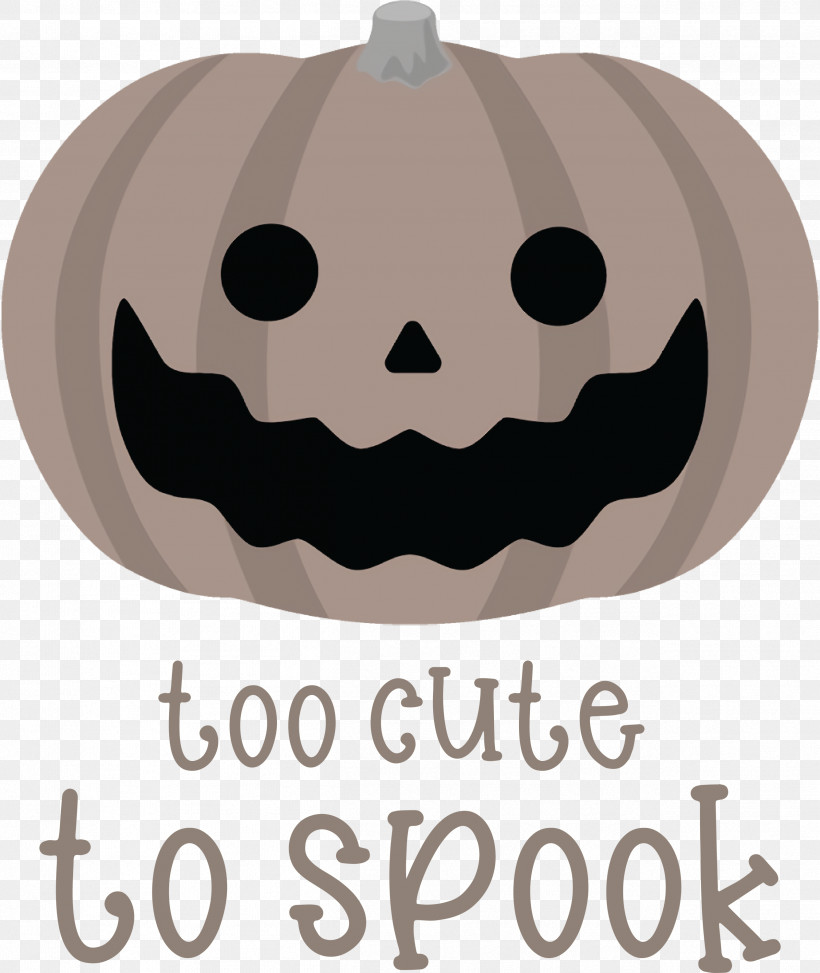 Halloween Too Cute To Spook Spook, PNG, 2528x3000px, Halloween, Cartoon, Meter, Pumpkin, Spook Download Free