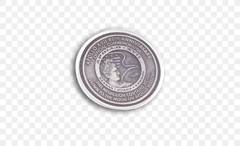 Apollo 17 Apollo Program Coin Silver, PNG, 500x500px, Apollo 17, Apollo, Apollo Program, Coin, Currency Download Free