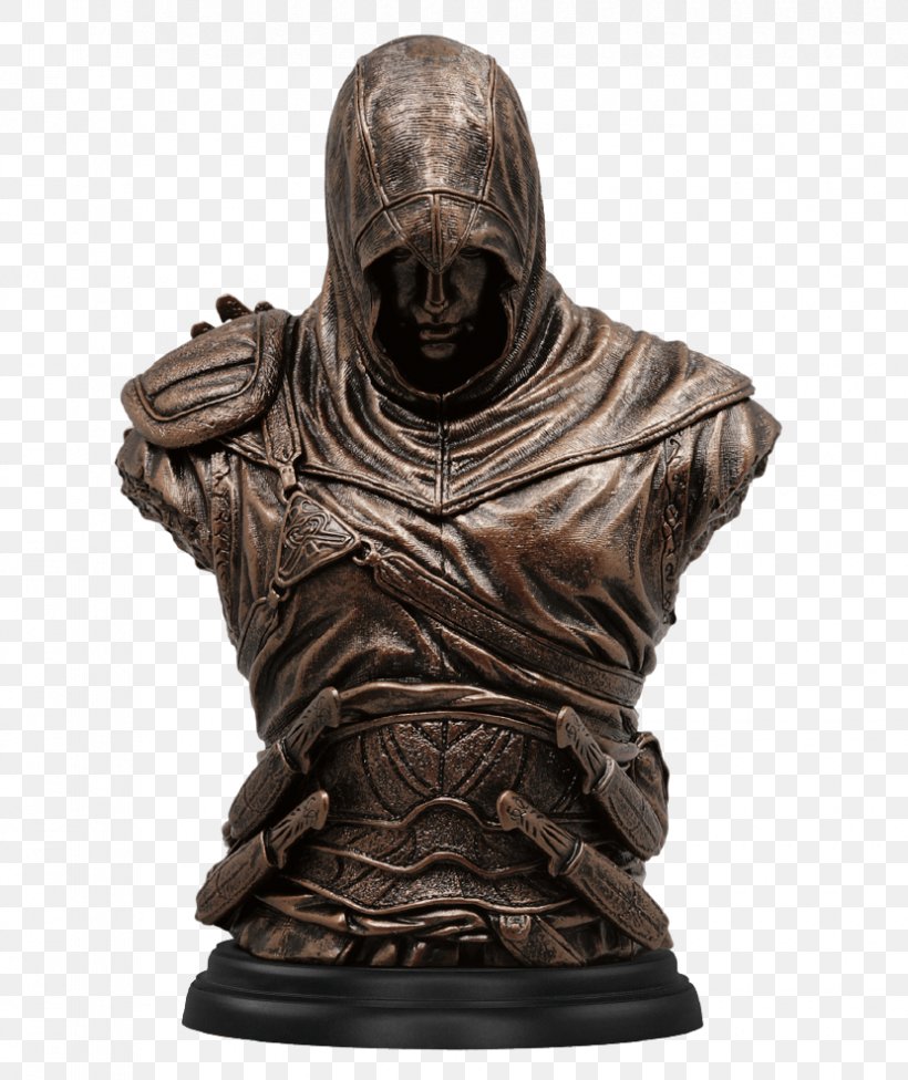 Assassin's Creed: Altaïr's Chronicles Ezio Auditore Altaïr Ibn-La'Ahad Bronze, PNG, 830x988px, Ezio Auditore, Assassins, Bronze, Bronze Sculpture, Bust Download Free