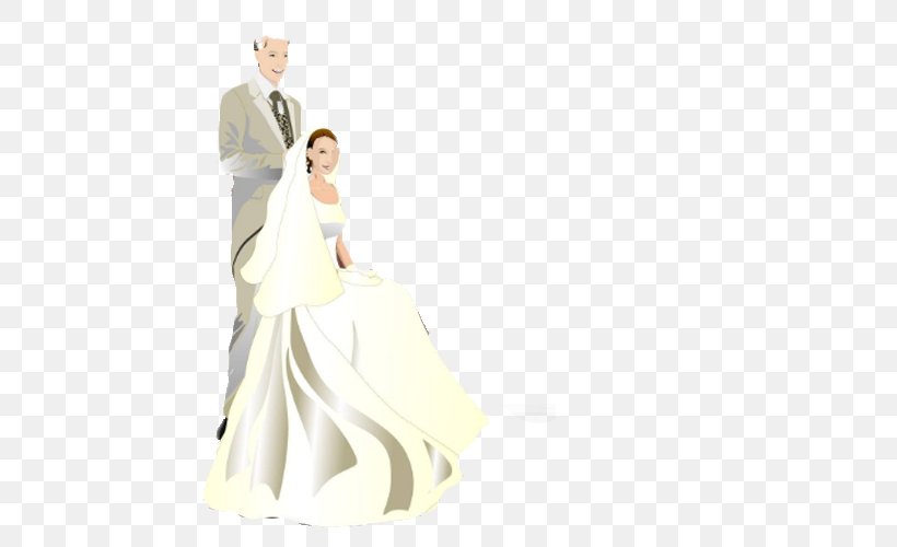 Wedding Dress Bridegroom, PNG, 500x500px, Wedding Dress, Bridal Clothing, Bride, Bridegroom, Color Download Free