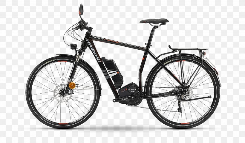 Haibike SDURO Trekking 6.0 (2018) Pedelec Electric Bicycle, PNG, 3000x1761px, Haibike, Bicycle, Bicycle Accessory, Bicycle Drivetrain Part, Bicycle Frame Download Free