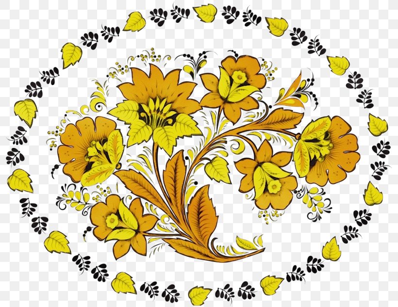 Yellow Clip Art Flower Chamomile Leaf, PNG, 800x633px, Watercolor, Chamomile, Flower, Leaf, Paint Download Free