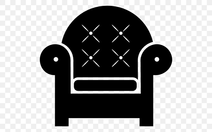 Chair Living Room Recliner, PNG, 512x512px, Chair, Apartment, Bed, Black And White, Carpet Download Free