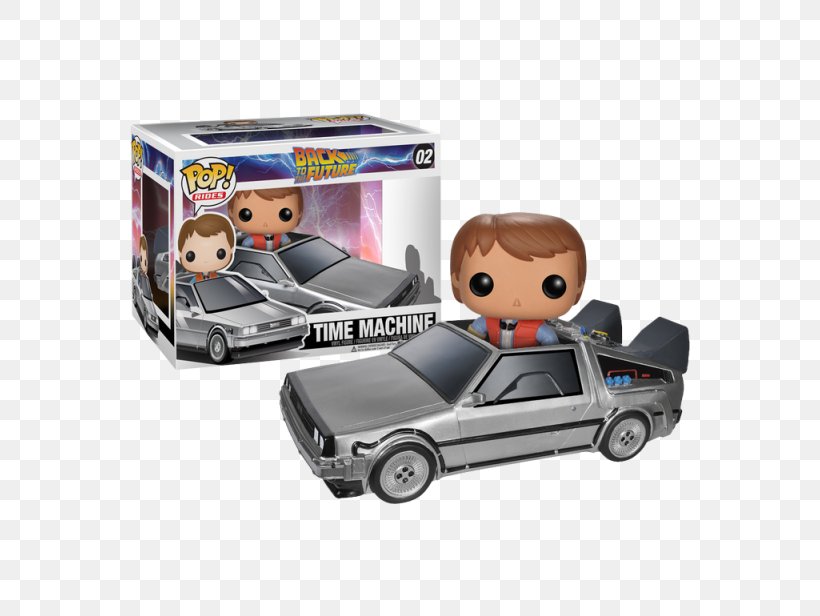Marty McFly Dr. Emmett Brown DeLorean Time Machine Back To The Future Biff Tannen, PNG, 560x616px, Marty Mcfly, Action Toy Figures, Automotive Design, Back In Time, Back To The Future Download Free