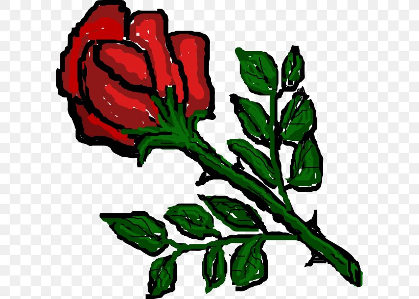 Black Rose Clip Art, PNG, 600x586px, Rose, Artwork, Black Rose, Branch, Flora Download Free