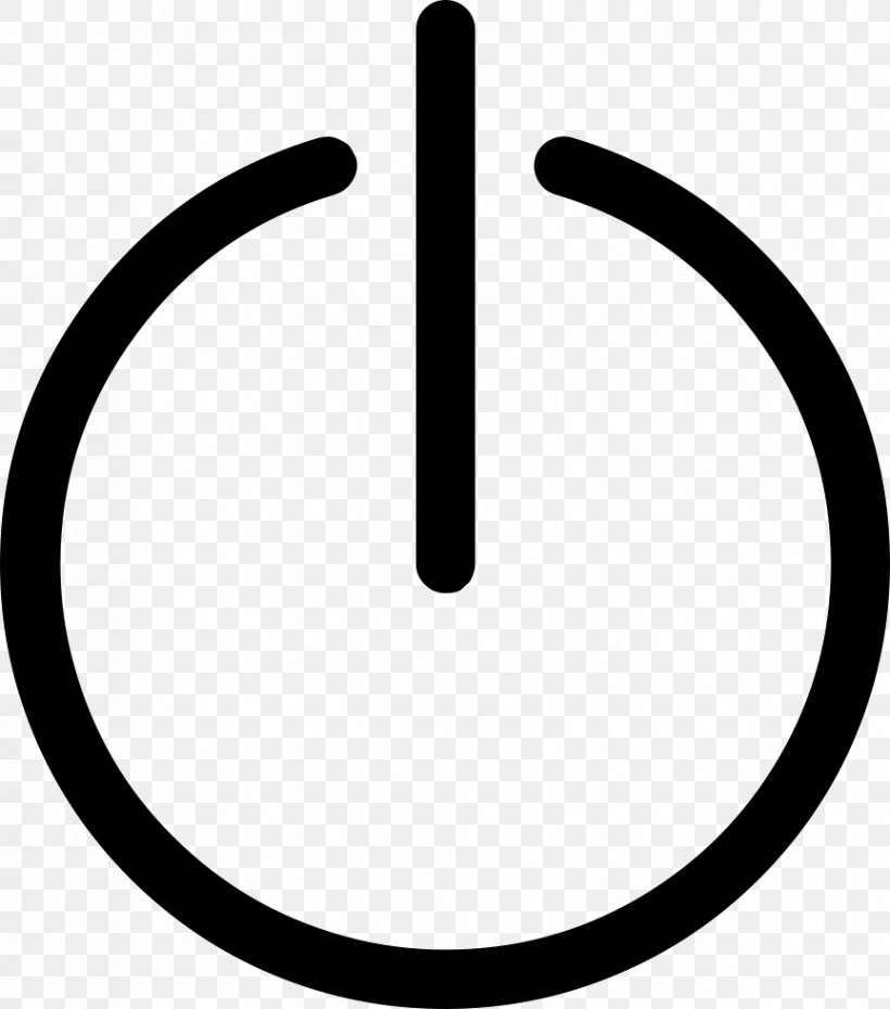 Power Symbol Button Download, PNG, 864x980px, Symbol, Black And White, Button, Cdr, Computer Software Download Free