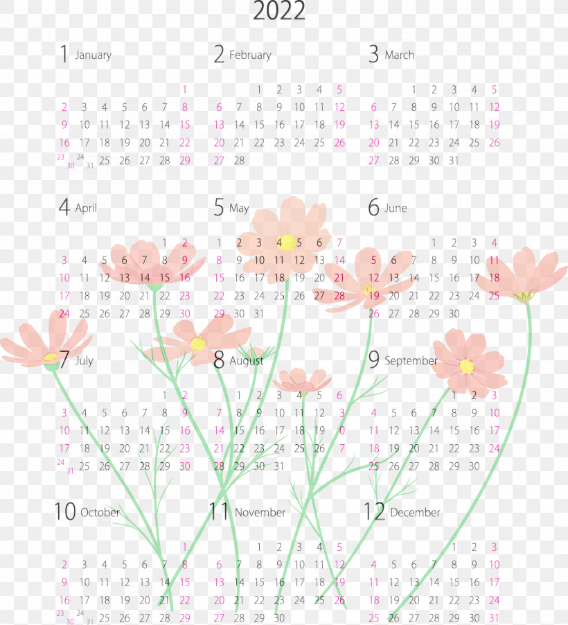 Floral Design, PNG, 2725x3000px, Watercolor, Biology, Calendar System, Floral Design, Flower Download Free