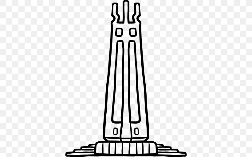 Memorial Vector, PNG, 512x512px, Quezon Memorial Circle, Black, Black And White, Drawing, Line Art Download Free
