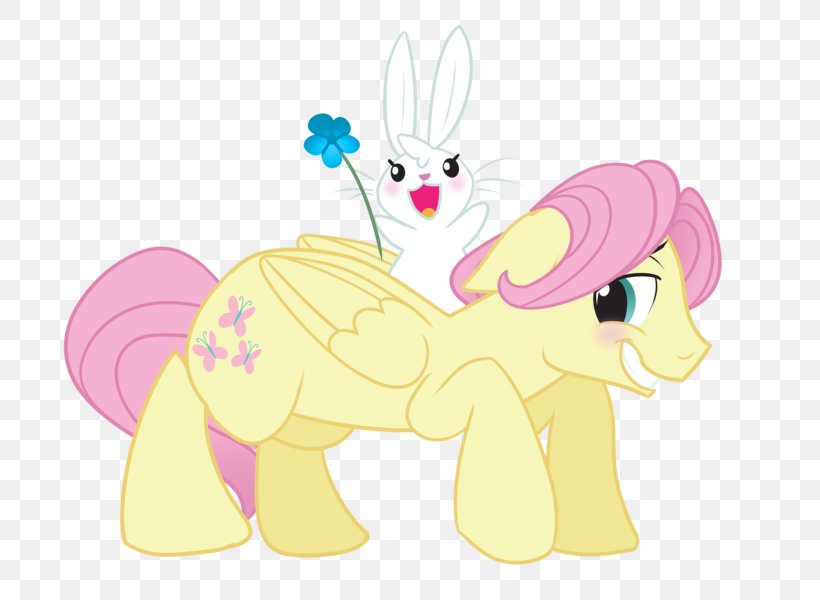 Fluttershy My Little Pony Horse Easter Bunny, PNG, 752x600px, Watercolor, Cartoon, Flower, Frame, Heart Download Free