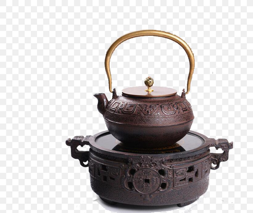Teapot Kettle Iron Chawan, PNG, 691x690px, Tea, Cast Iron, Ceramic, Chawan, Cooking Download Free